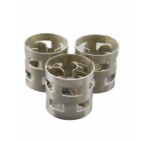 SS304  metal pall ring stainless metal random column packings